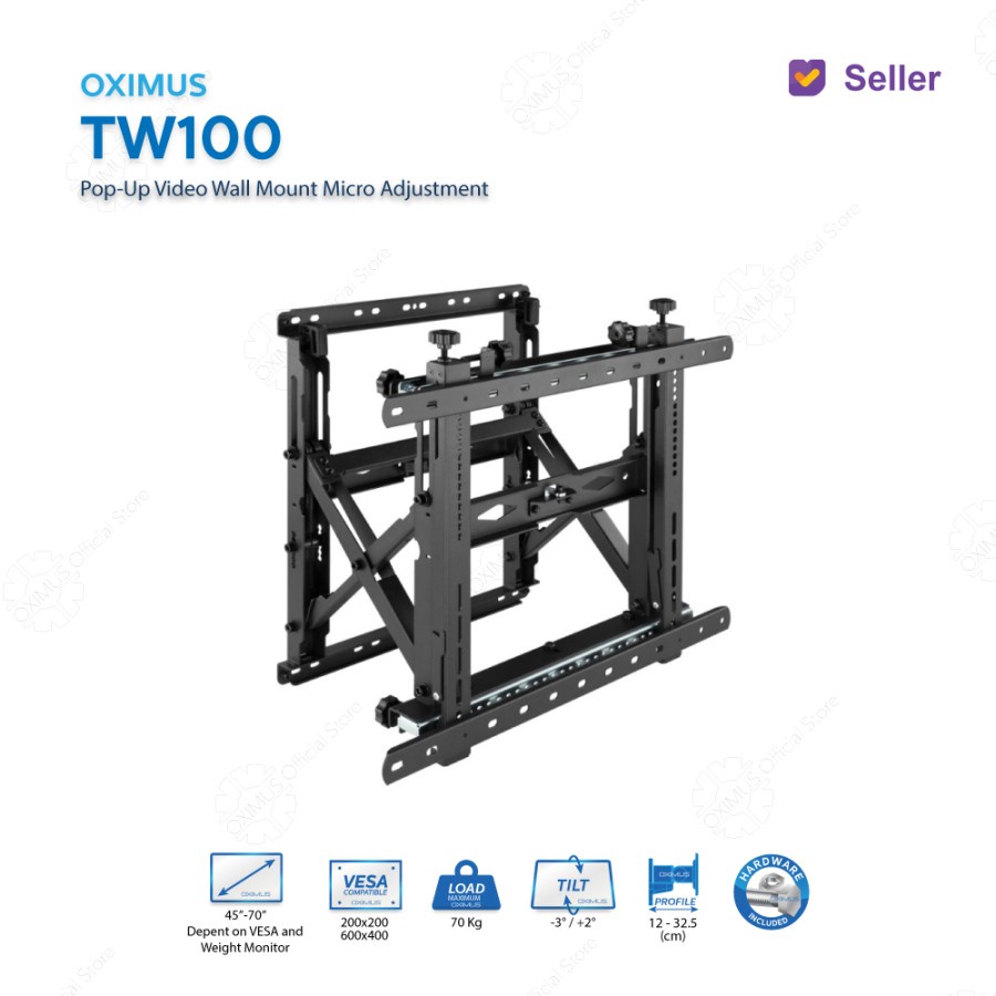 BRACKET TV LED Video Wall Mount Micro Adjustment OXIMUS TW100