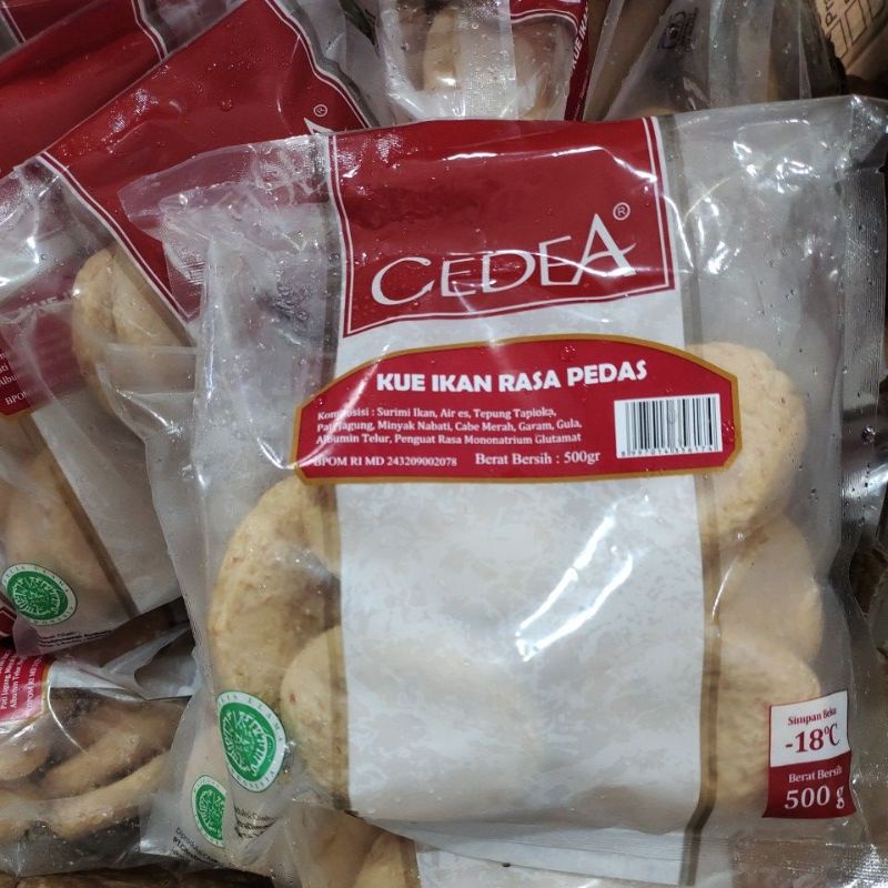 

cedea kue ikan rasa pedas 500gr