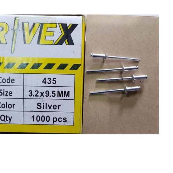 PAKU RIVET BLIND RIVET 435 Harga 1 dus 1000 Pcs 1 kg