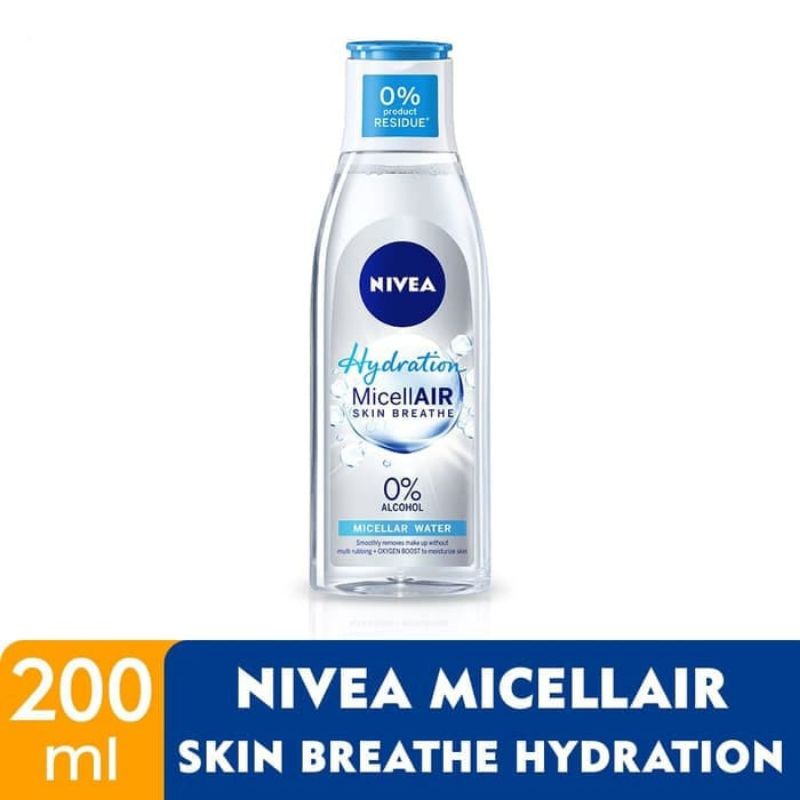 PROMO NIVEA MICELLAR WATER Pearly White | Hydration 400ml&amp;125 ML ~ Original 100%