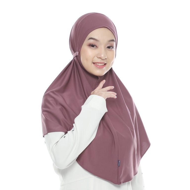 HIJAB BERGO NON PET/ HAMIDAH SIZE L/BERGO INSTAN/JILBAB JERSY/BERGO SPORT