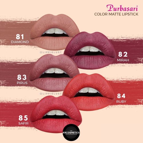 Purbasari Matte Lipstick LIPSTIK PADAT PURBASARI 4 GR