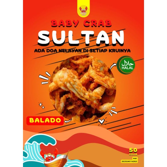 Baby crab sultan 50 gr