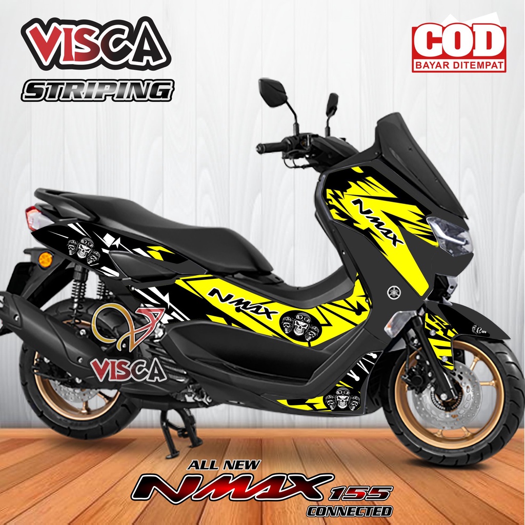 Striping Nmax 2022 Variasi - Stiker Sticker Striping Variasi Lis Yamaha Nmax 2022 - Striping Hologra