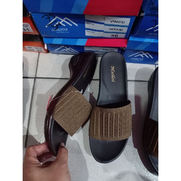 sendal cewek wanita dewasa brand Hailai original 37-40