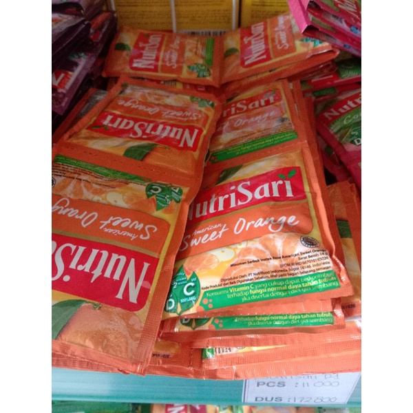 Minuman Sachet Nutrisari / Nutrisari Renceng / Varian Rasa Sesuai Stok Ready