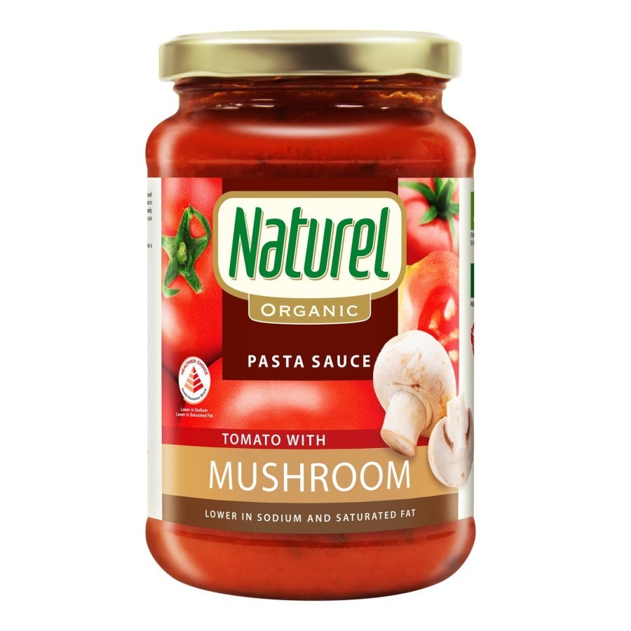 

Naturel Organic Pasta Sauce - Tomato with Mushroom 340g