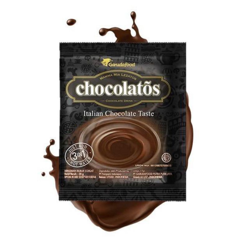 

Chocolatos bubuk 20g, 1renceng isi 10pcs, agen murah bisa buat jual lagi