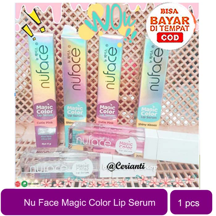 [SERUM BIBIR | MELEMBABKAN BIBIR] [BPOM] NUFACE MAGIC COLOR LIP SERUM_Cerianti