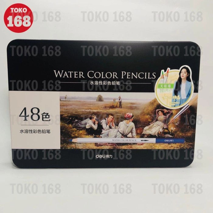 

DELI Watercolor Pencils 48 Colors 6523 (SET)