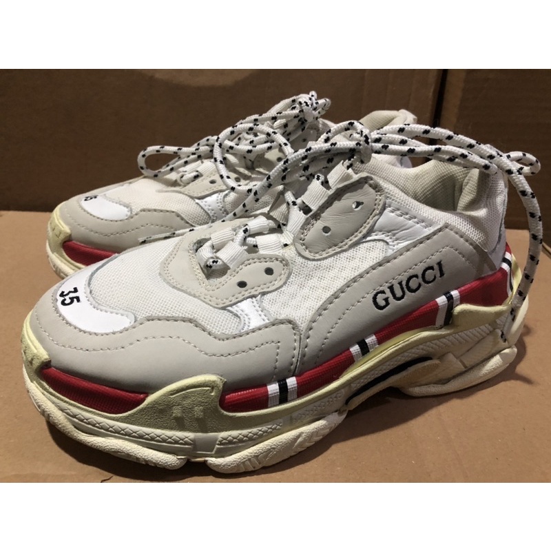 sepatu second balenciaga x gucci size 35.( 36 bisa pakai) made in italy