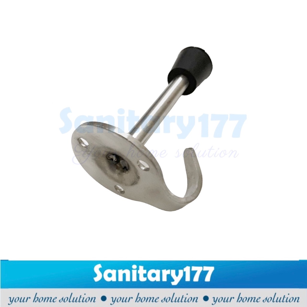 Door Stop Stainless Dan Kapstok Onassis 02- Penahan Pintu Gantungan hook- Doorstop Door Stopper stenlis onasis penganjal/H21