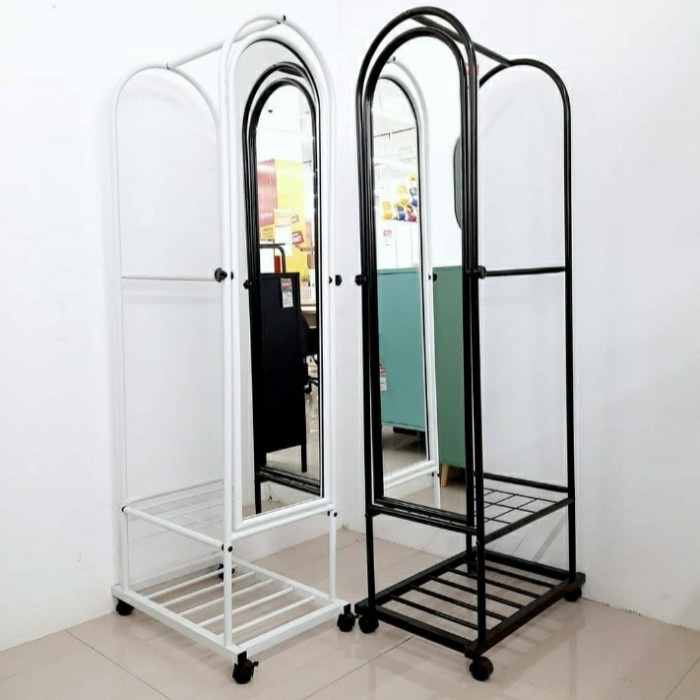 :0:0:0] standing mirror kaca sebadan informa hitam cermin badan