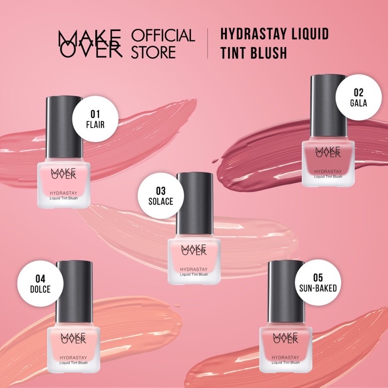 MAKE OVER Hydrastay Liquid Tint Blush On