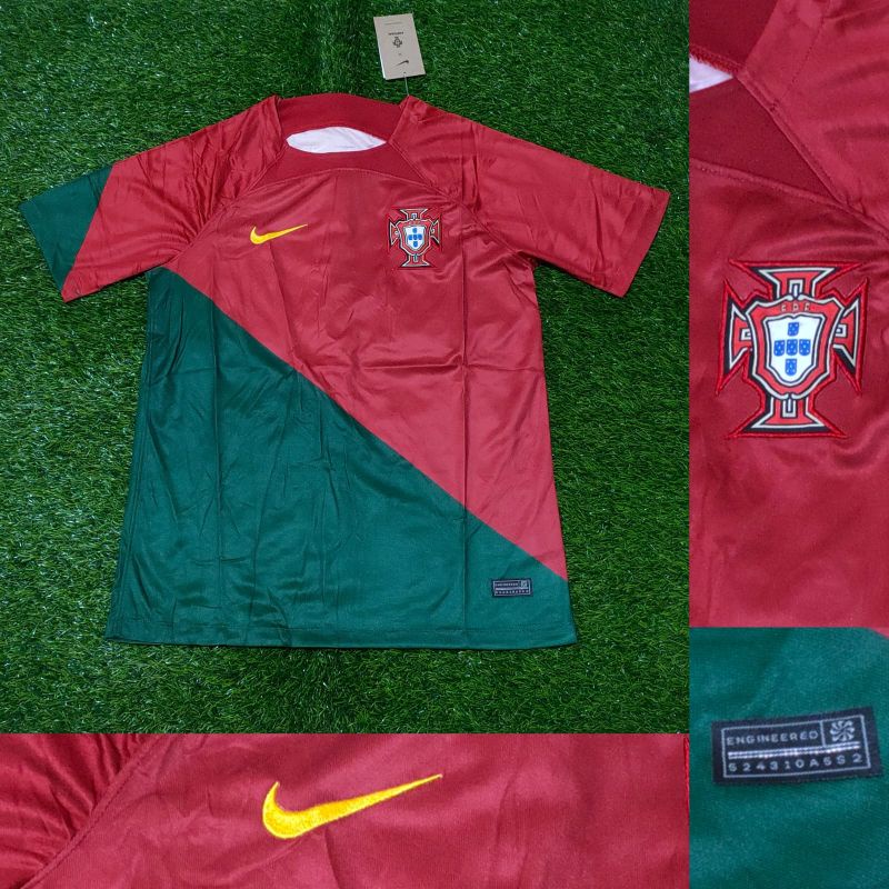 Jersey Portugal Home Away 2022 Grade Ori Import Baju Sepak Bola Pria Dewasa