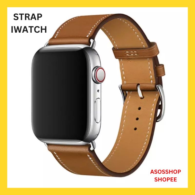 STRAP IWATCH LEATHER KULIT 42MM 44MM 45MM