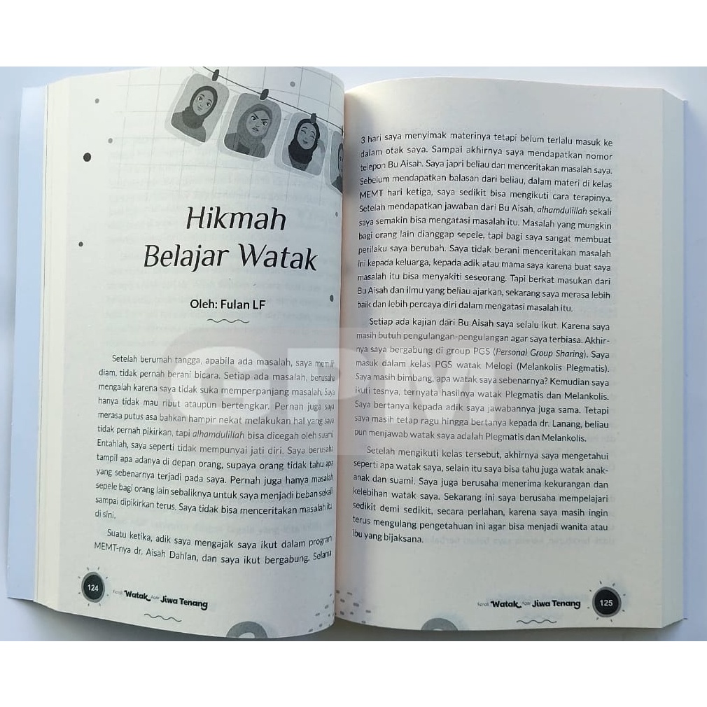 Buku dr. Aisah Dahlan : Kenali Watak Agar Jiwa Tenang | 100% Ori | + Bonus Kalender 2023