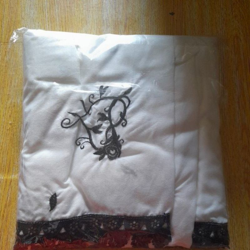 mukena terusan dewasa bordir mewah