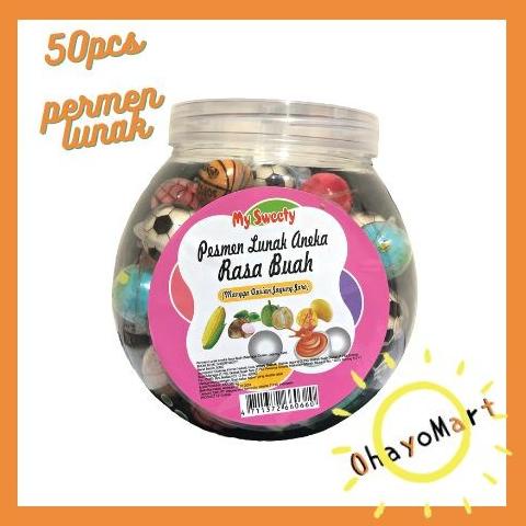 

TERLARIS My Sweety Permen Bola Toples / Permen lunak aneka rasa Bola viral 50p /PERMEN LUNAK/PERMEN VIRAL/PERMEN MILO/PERMEN YUPI/PERMEN JADUL/PERMEN KARET