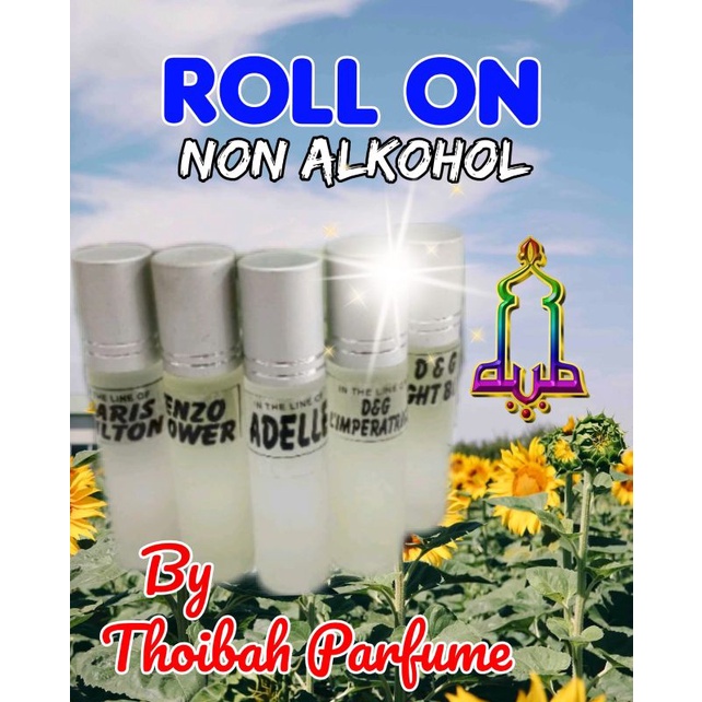 PARFUM ROLL ON 8ML NON ALKOHOL AROMA BISA RIQUES