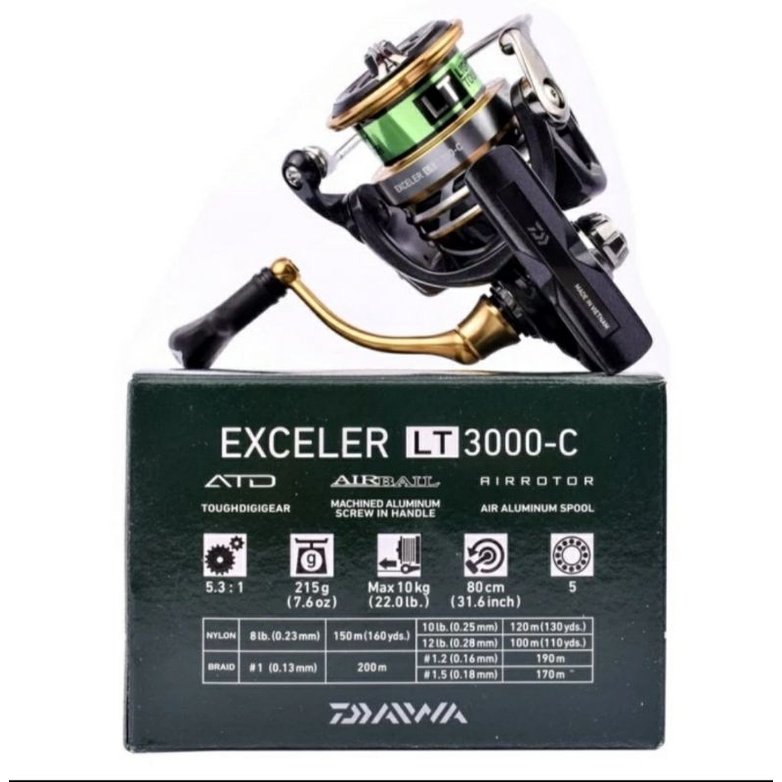 Reel DAIWA EXCELER LT 3000C/3000D -C
