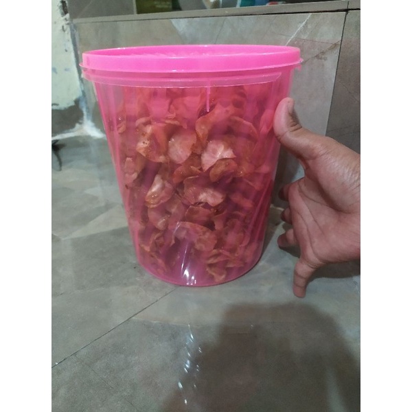 

Keripik Singkong / Keripik Ubi Pedas Manis Sambal Ijo