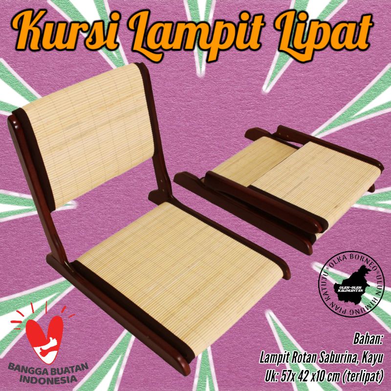Kursi Lipat Lampit Lesehan Ala Jepang Satuan