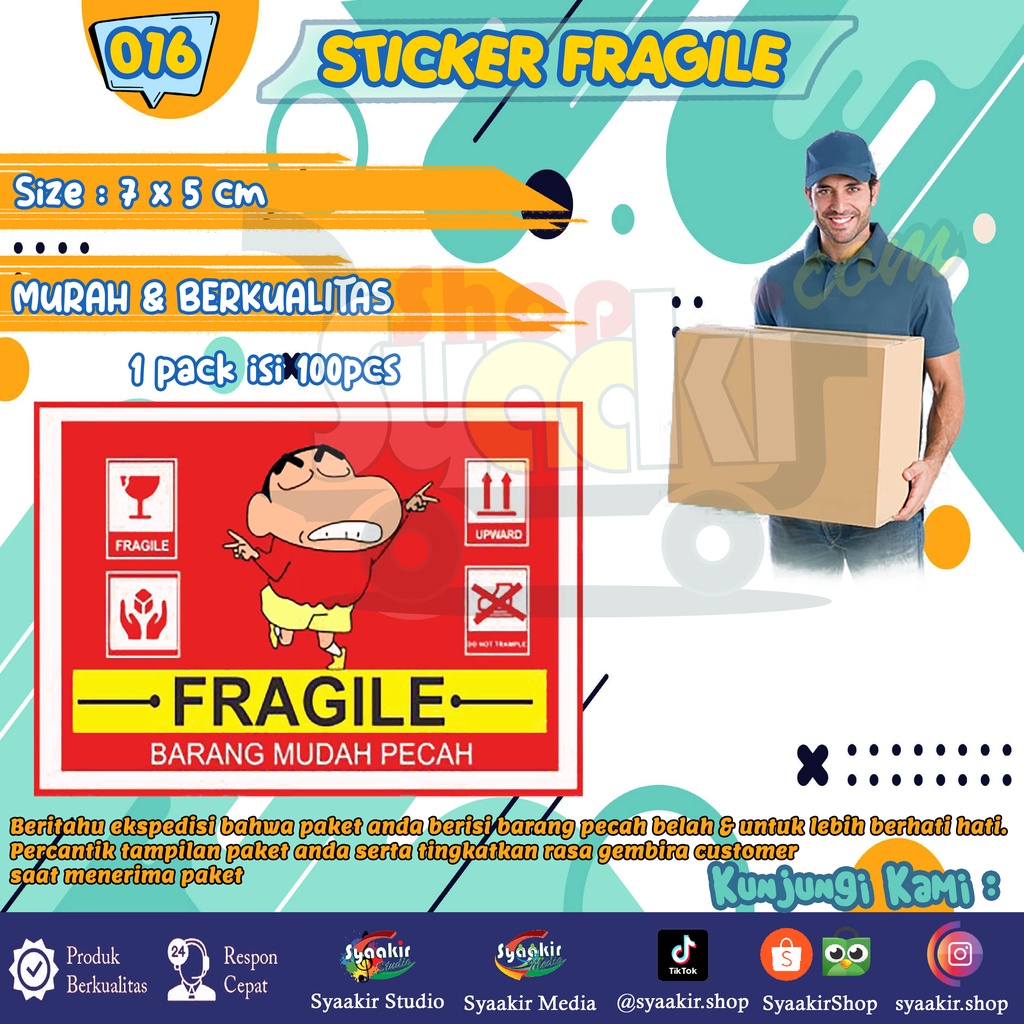 

Stiker Fragile Stiker Pecah Belah Stiker Label Pengiriman Sticker Fragile