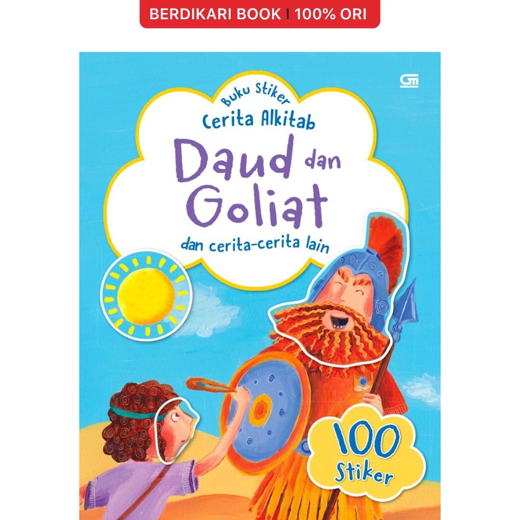 Berdikari - Buku Stiker Cerita Alkitab: Daud dan Goliat dan cerita-cerita lain - Gramedia