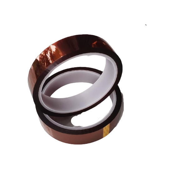 

Solasi Selotip Lakban Isolasi Anti Panas Kapton Heat Resistant Tape Best Seller