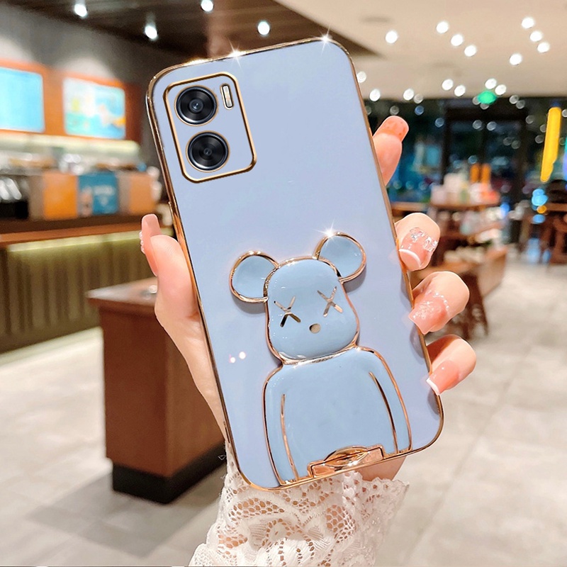 Soft Case Silikon Motif Beruang Untuk OPPO Reno 8 4G Reno 7 4G Reno 6 Reno 6Z Reno 5F 4F 2F Reno3 A91 F11 Pro F9