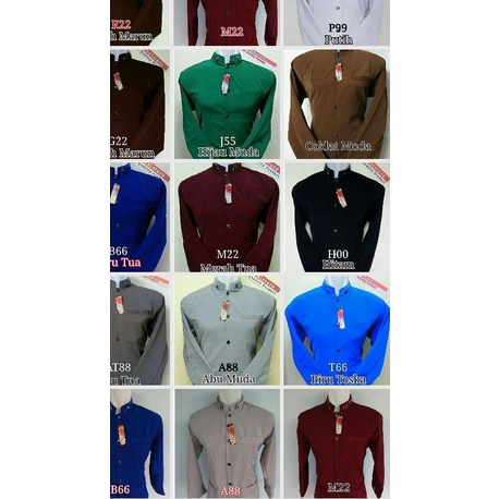 Jasko Polos Hitam Putih Merah Hijau Biru Krem Abu - Putih, XL