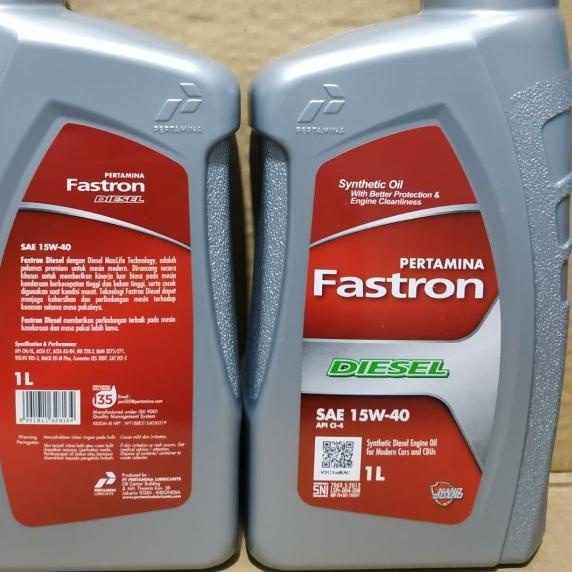 Pertamina Fastron Diesel 15w-40 (Ori 100%) Kemasan Baru