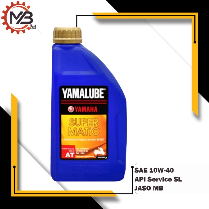 Oli Yamalube Super Matic 1Liter FULL SYNTHETIC SAE 10W-40 1L