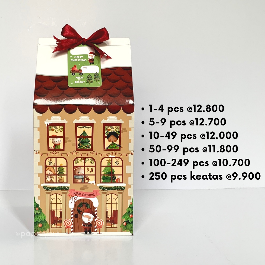 Box Toples Cookies Christmas Natal - Rumah