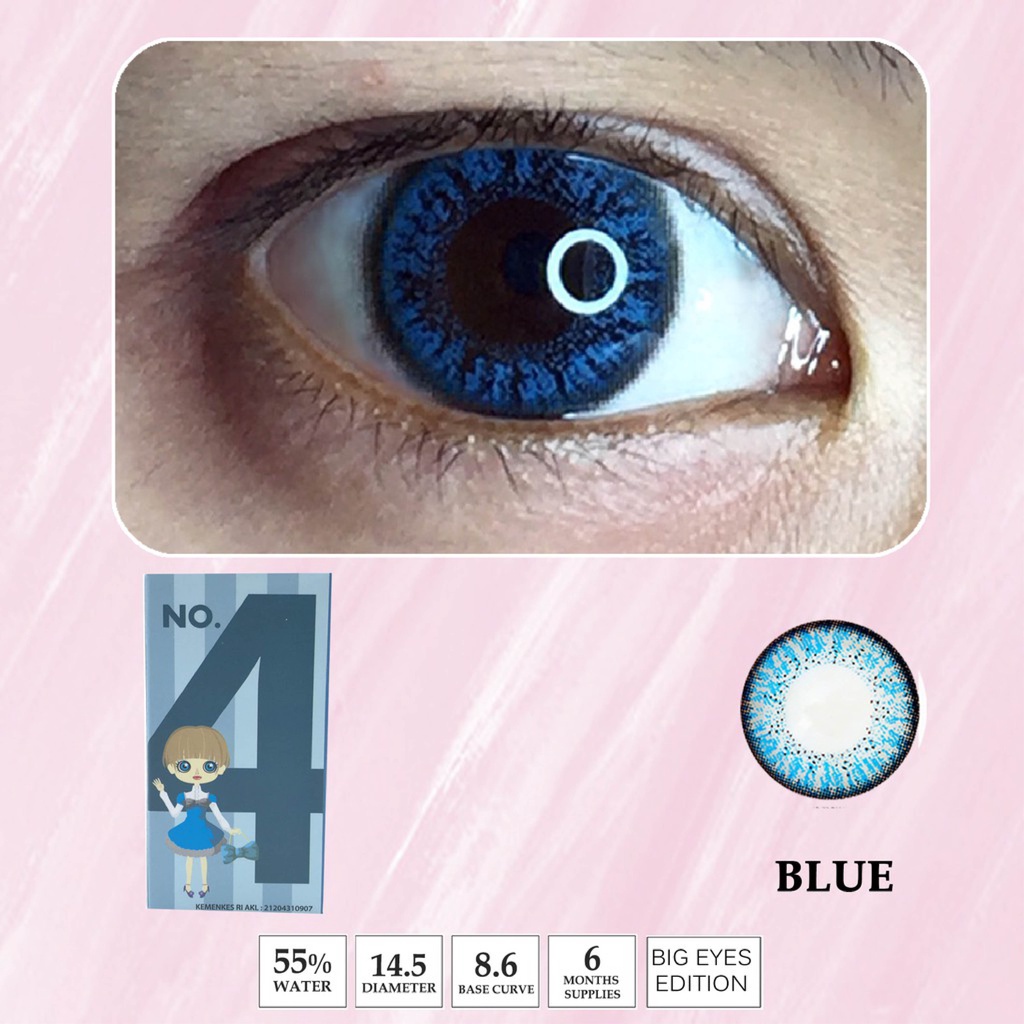 Softlens Blue Alice No.4 sd No.6 by she