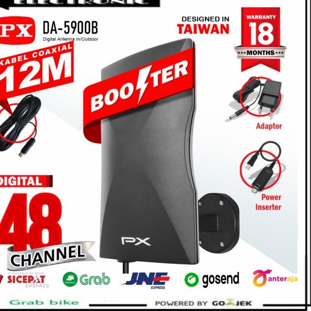 PX ANTENA DA 5900 B - PX INDOOR OUTDOOR ANTENA TV DIGITAL DA5900B