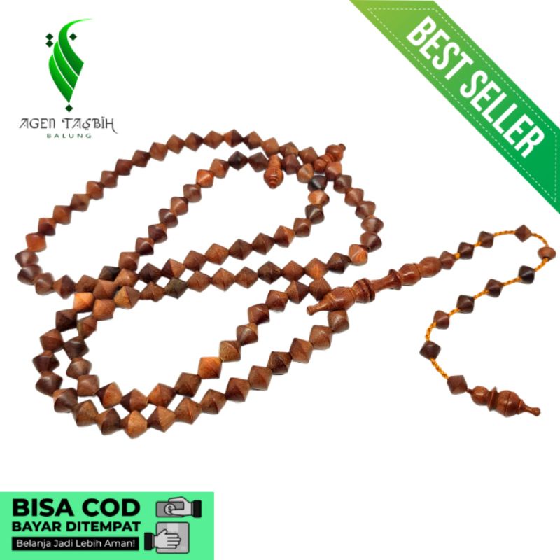 Tasbih Setigi Wulung Motif Wajik Size 8mm,Kayu Setigi Wulung Original