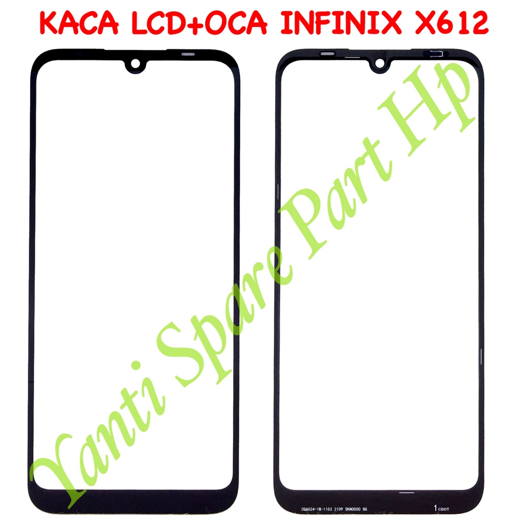 Kaca Lcd Plus Oca Infinix Smart HD 2021 X612 Original Terlaris New