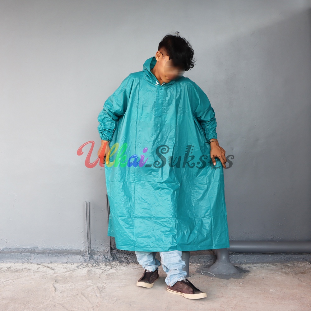 Jas Hujan Ponco Lengan Raincoat Poncho Satria Mantel Hujan Anti Tembus dan Bau Murah
