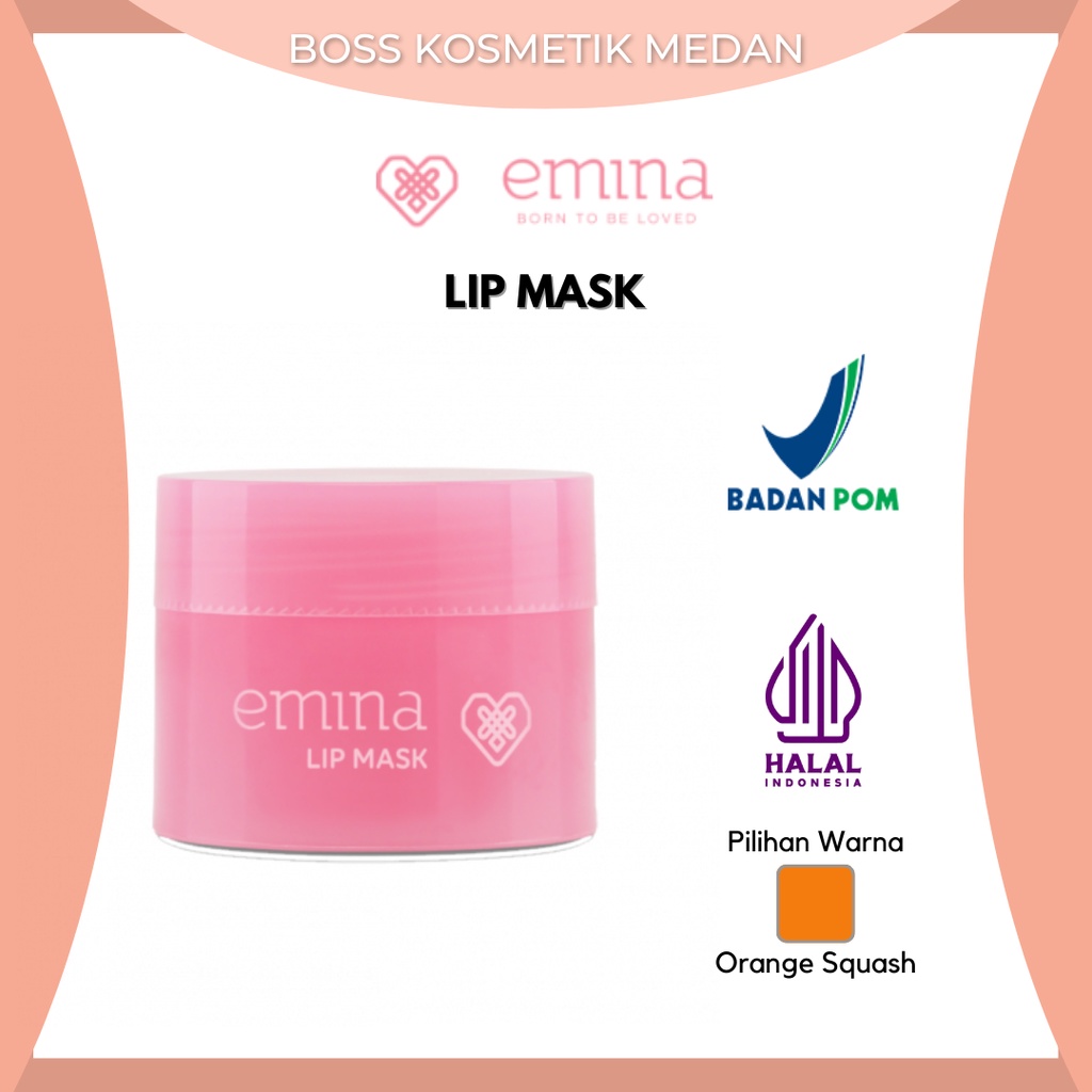 Emina Lip Mask 9gr - Perawatan Bibir