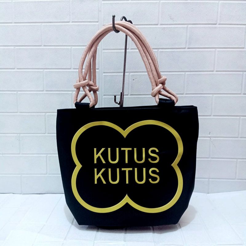 Totebag Kutus Kutus/ Tas Tote printing tali sumbu by zellshop