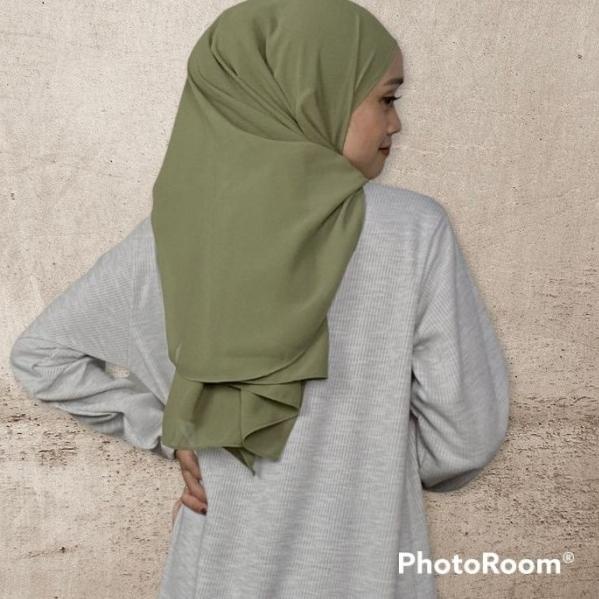 PASHMINA CURVE CERUTY BABYDOLL / PASHMINA OVAL CERUTY - SAGE GREEN