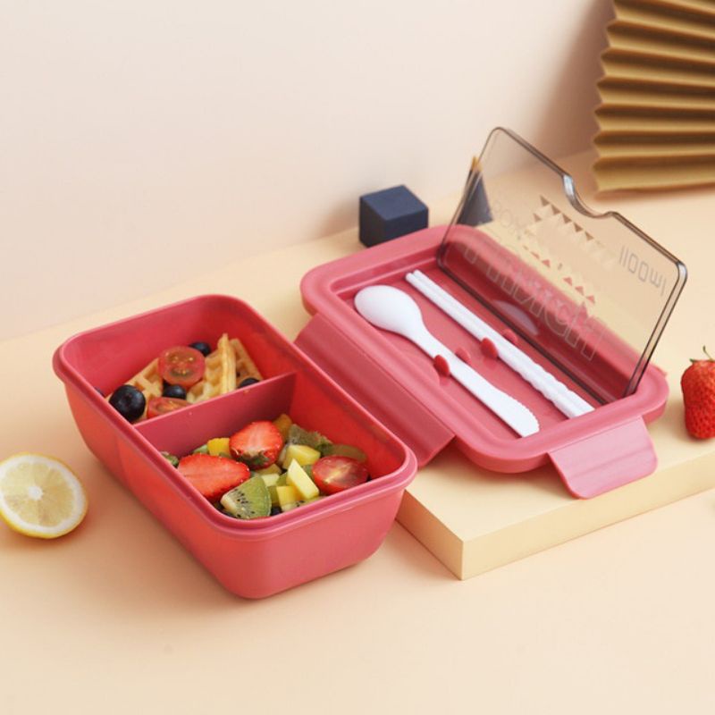 MJ88 TEMPAT KOTAK MAKANAN / LUNCH BOX BENTO 1100ML / KOTAK MAKAN / TEMPAT MAKAN SUPER MURAH