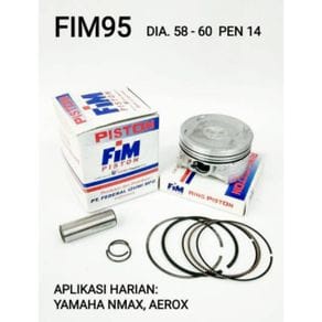 PISTON KIT NMAX 2DP / AEROX 155 FIM 95 PEN 14