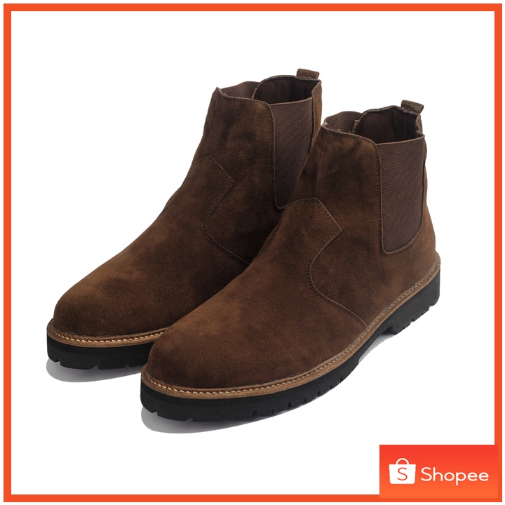 AXEL DARKBROWN - Sepatu Boots Pria Chelsea Boot Casual Original Santai Kuliah