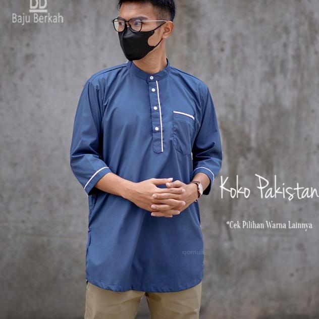 PROMO KOKO PAKISTAN PRIA QAP JUMBO - Coklat Tua, XL