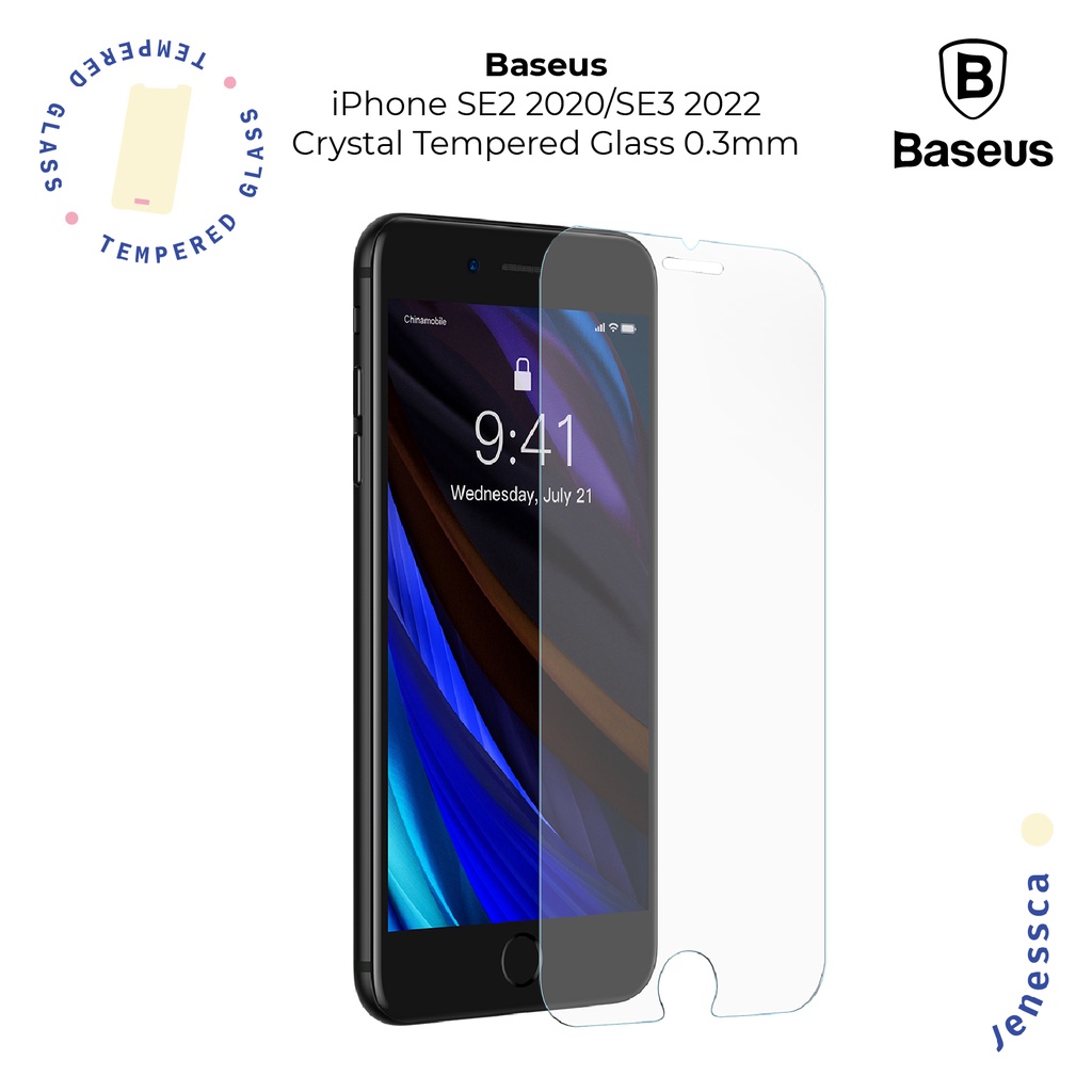 Baseus iPhone SE 3 2022/SE 2 2020 Tempered Glass 2.5D 0.3MM ISI 2 PCS