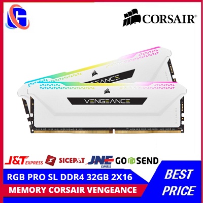 CORSAIR VENGEANCE RGB PRO SL DDR4 32GB (2x16GB) - CMH32GX4M2D36000C18W