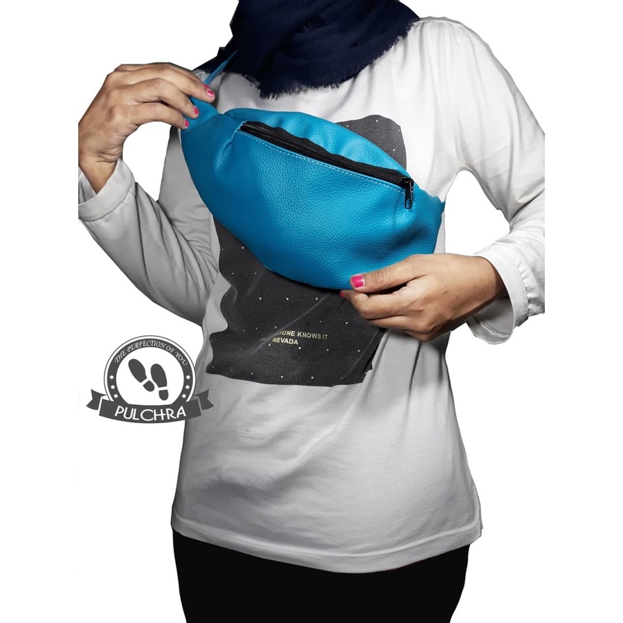 waist bag QQ wanita tas pinggang cewek kekinian trendy